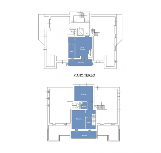 VIA SIDOLI INTERNA: IN PRESTIGIOSA PALAZZINA ATTICO DUPLEX